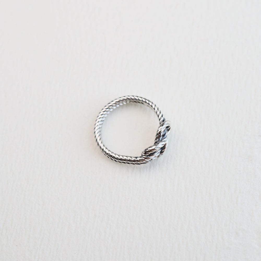 
                  
                    RNG Silver Twisted Rope Love Knot Ring
                  
                