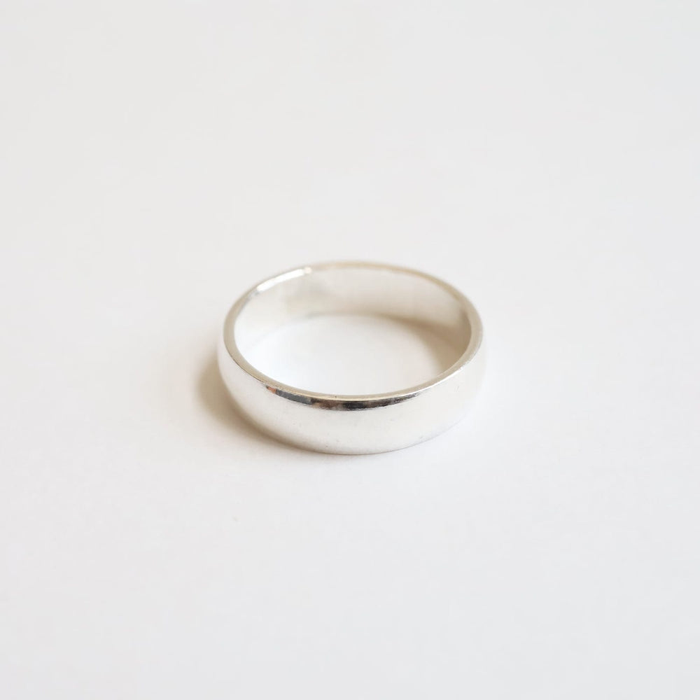 
                      
                        RNG Simple 4.5mm Half Round Band - Sterling Silver
                      
                    