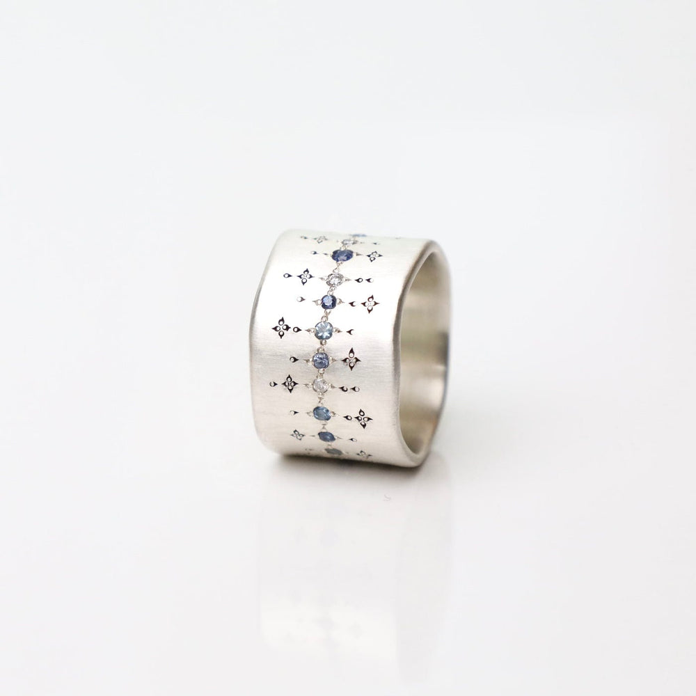 
                      
                        RNG Single Organic Wide Band - Sapphire, Aquamarine &
                      
                    