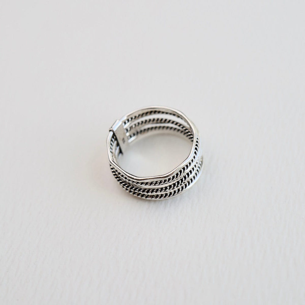 
                  
                    RNG Six Band Silver Stacking Ring
                  
                