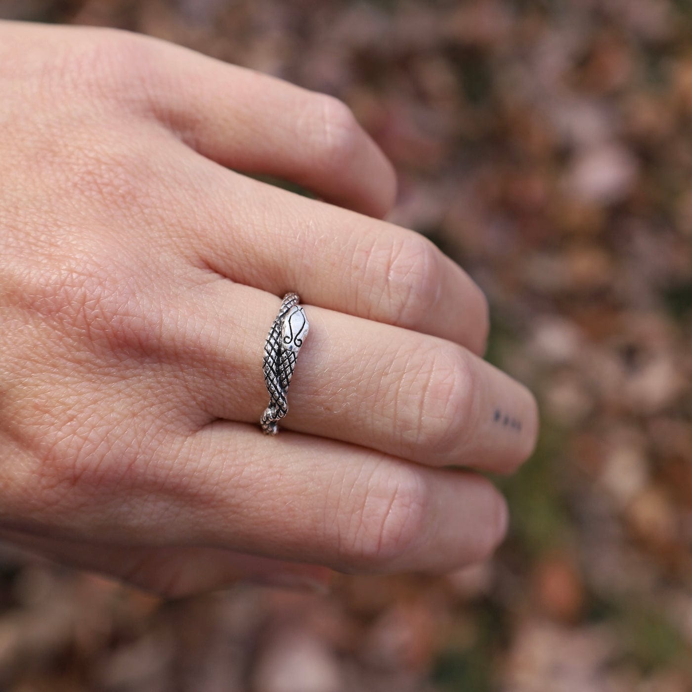 RNG Snake Skin Band Ring