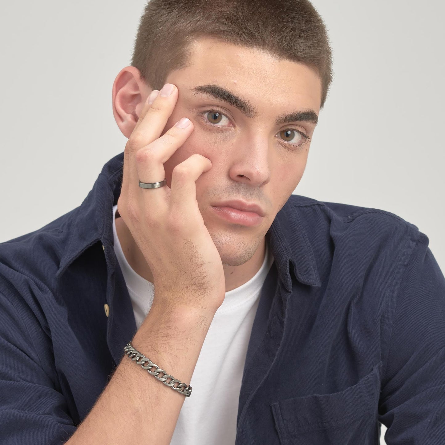 RNG-SS Ruthenium Stainless Steel Ring