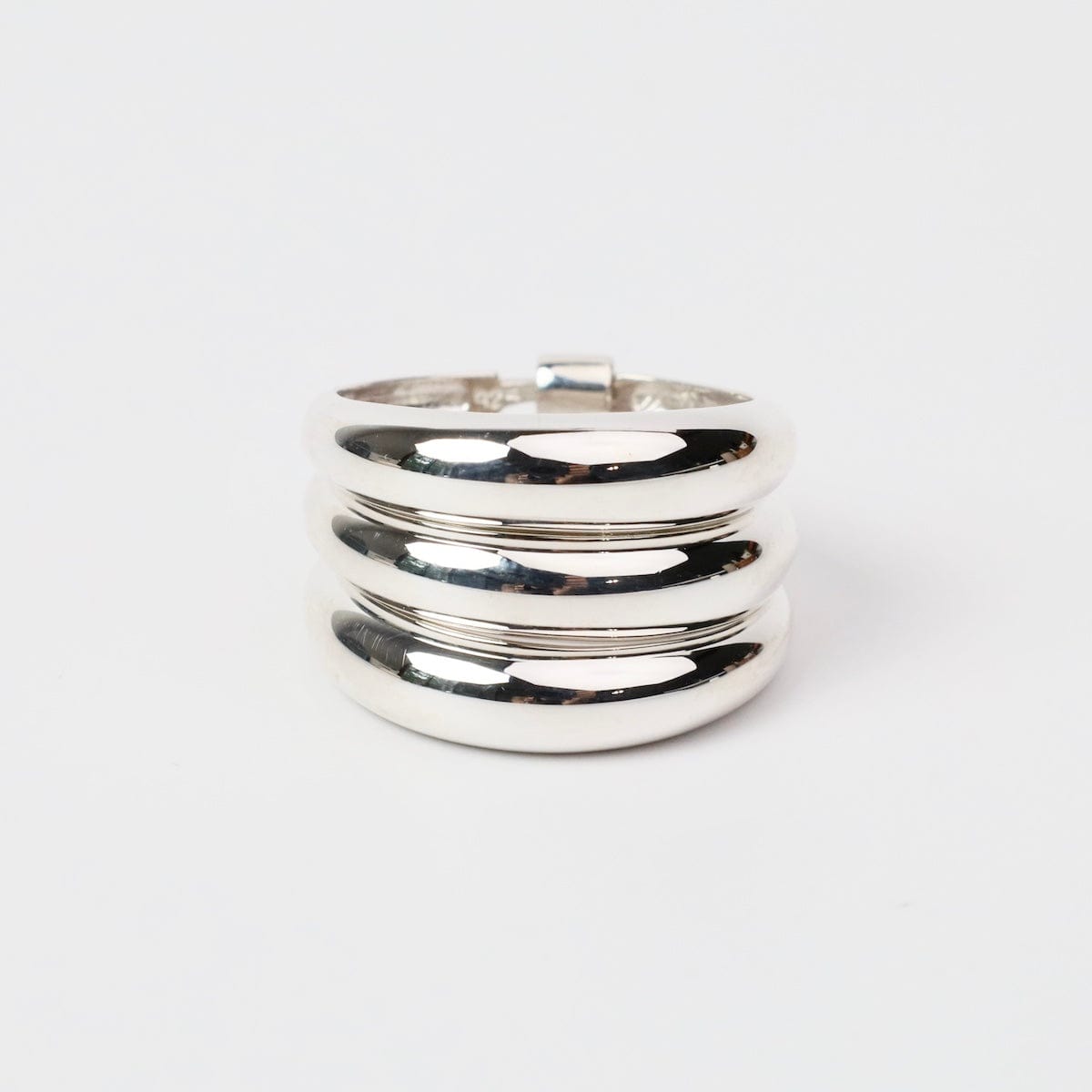 RNG Sterling Silver 3 Band Stack Ring