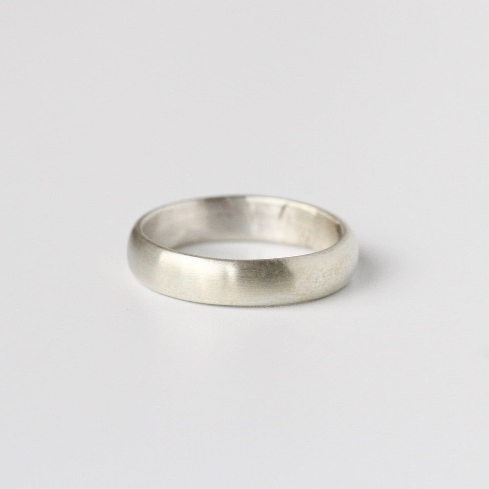 RNG Sterling Silver 4mm Half Round Band