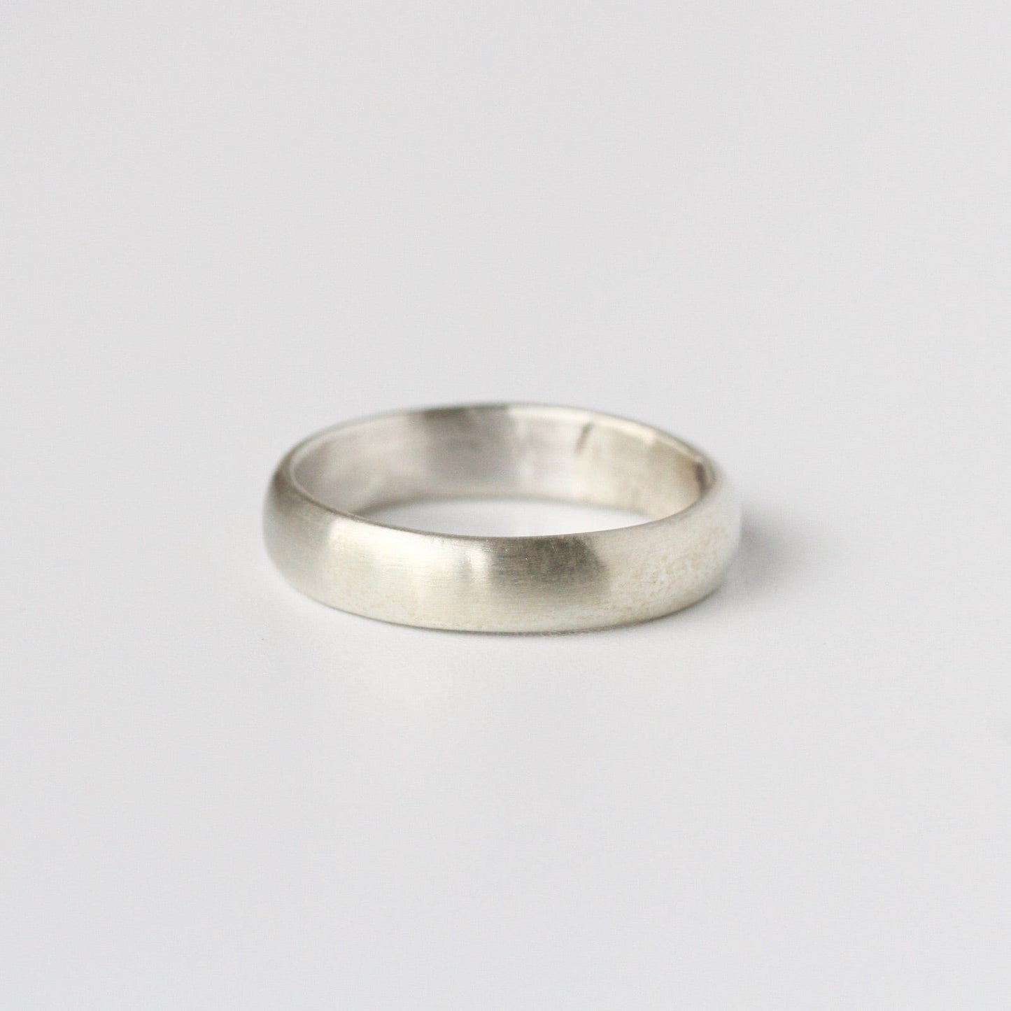 RNG Sterling Silver 4mm Half Round Band