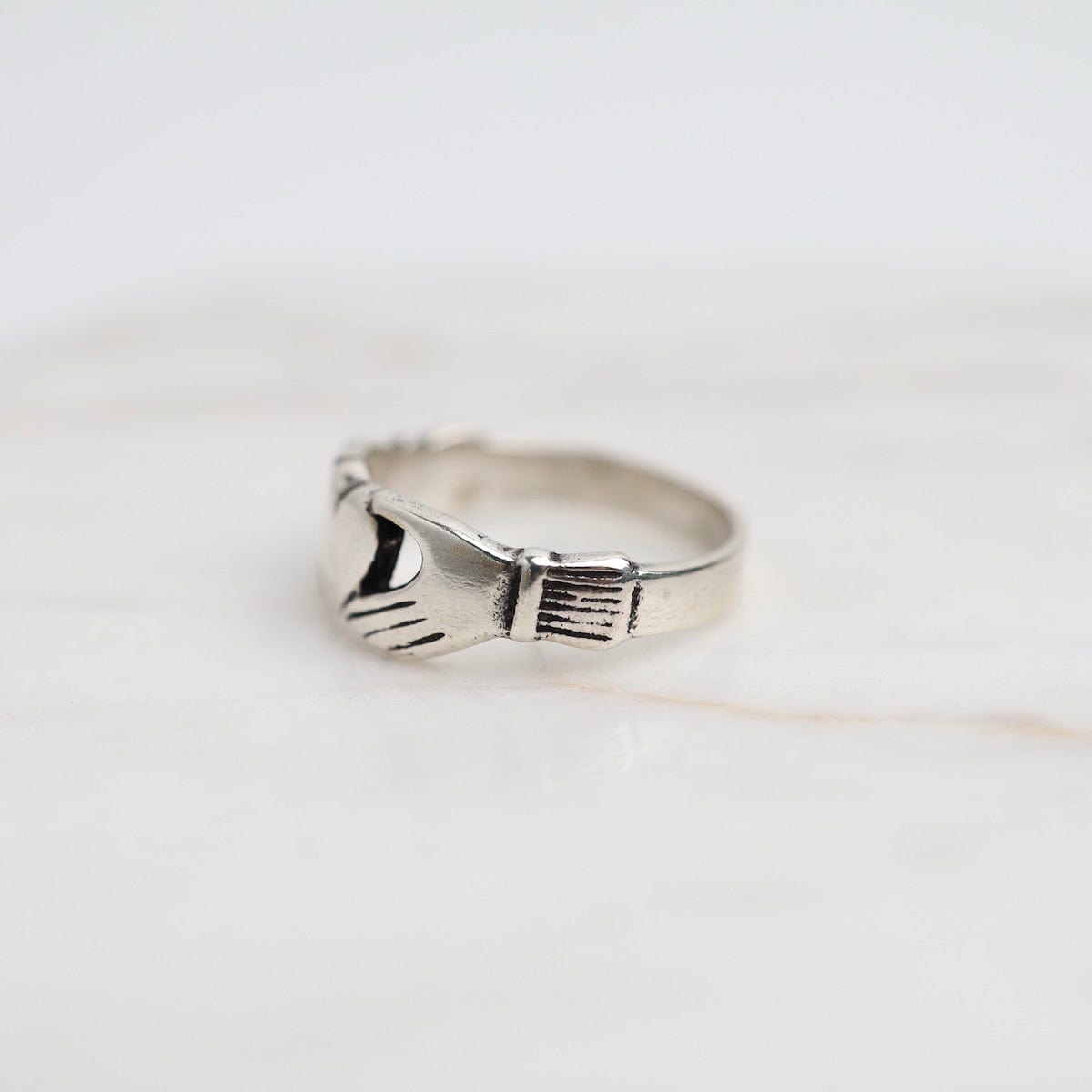 RNG Sterling Silver Claddagh Ring