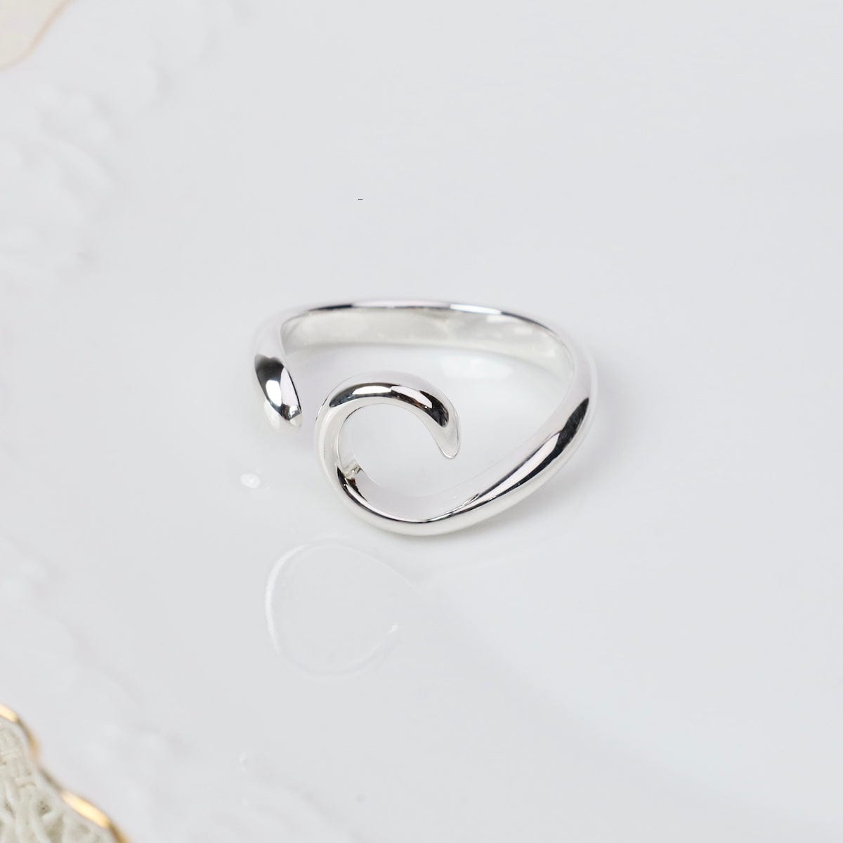 RNG Sterling Silver Curly Vine Ring