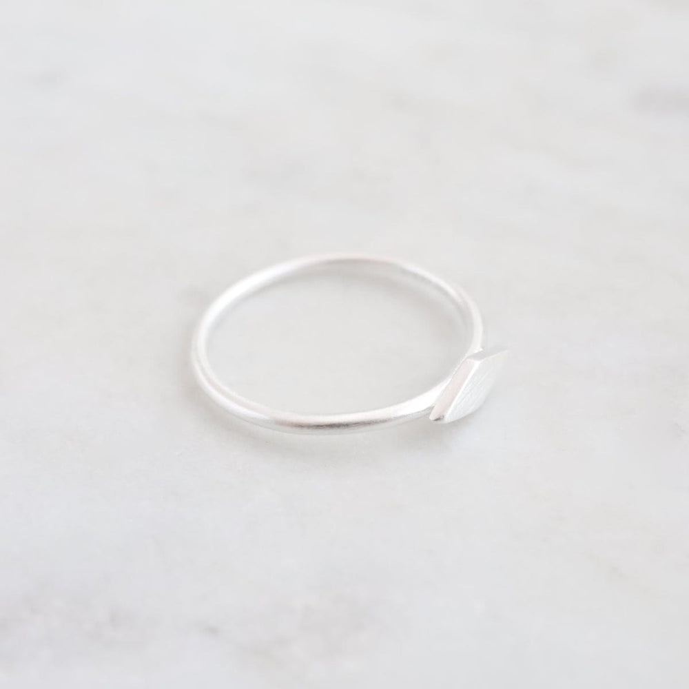 
                  
                    RNG Sterling Silver Diamond Shaped Stacking Ring
                  
                