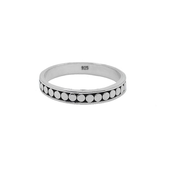RNG Sterling Silver Dot Stacking Ring