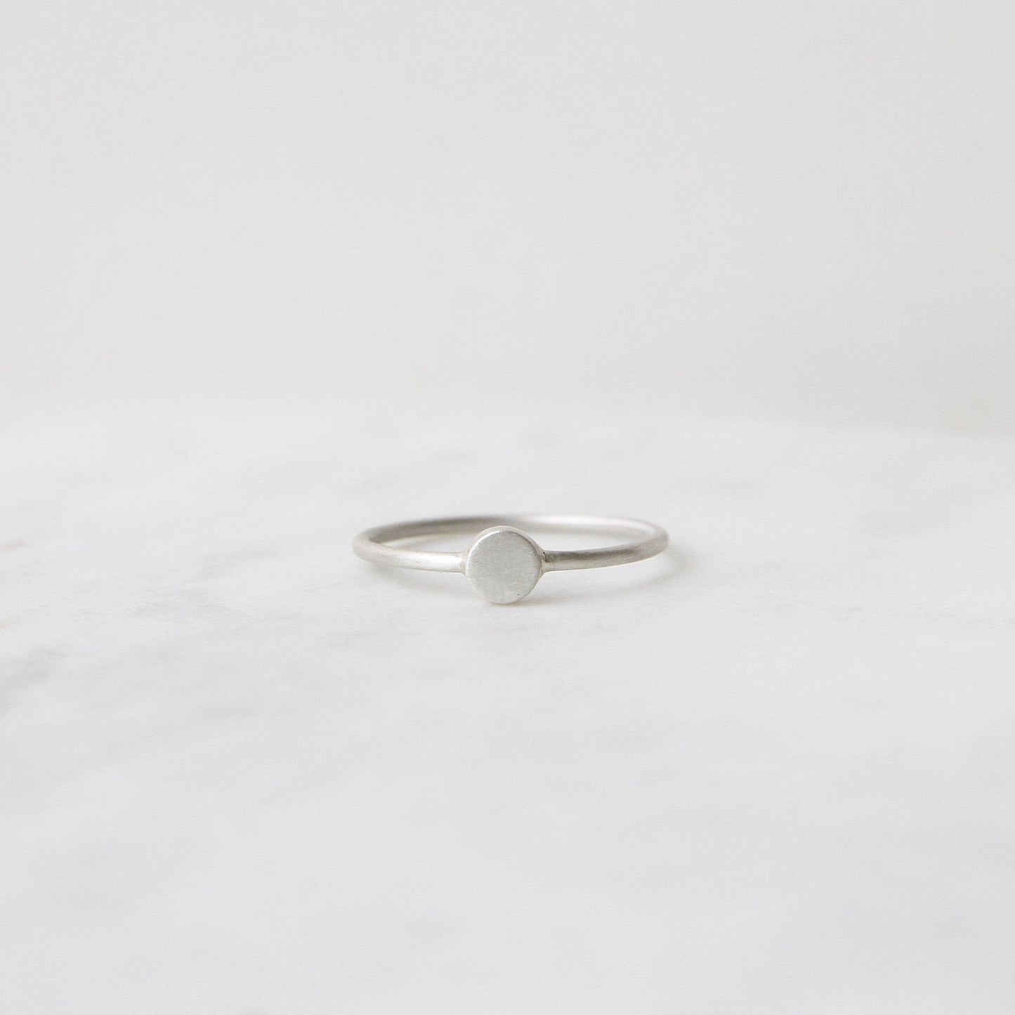 RNG Sterling Silver Little Disc Ring