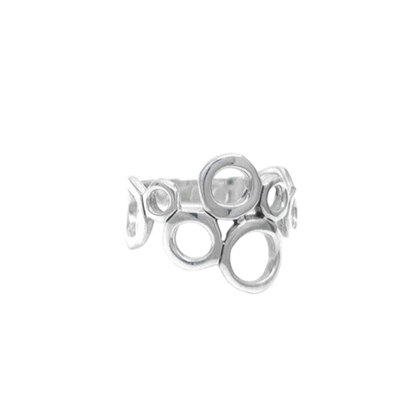 RNG Sterling Silver Mod Circles Ring