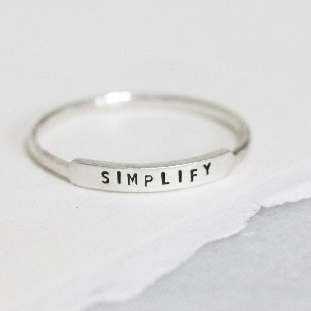 
                      
                        RNG Sterling Silver Narrow Inspiring - Simplify
                      
                    