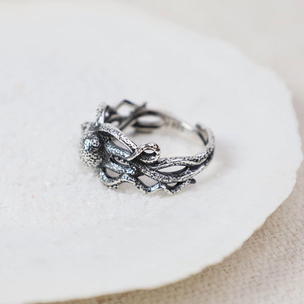 
                  
                    RNG Sterling Silver Octopus  Adjustable Ring
                  
                