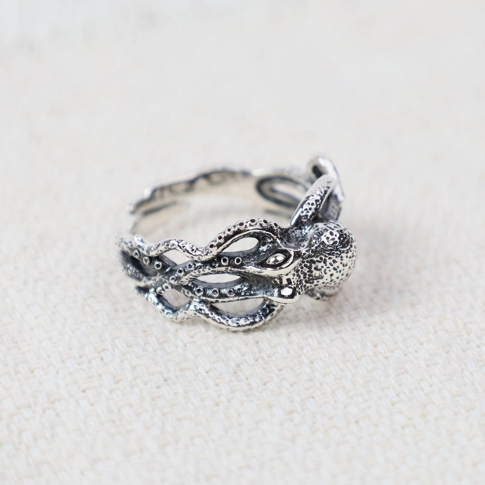 
                  
                    RNG Sterling Silver Octopus  Adjustable Ring
                  
                