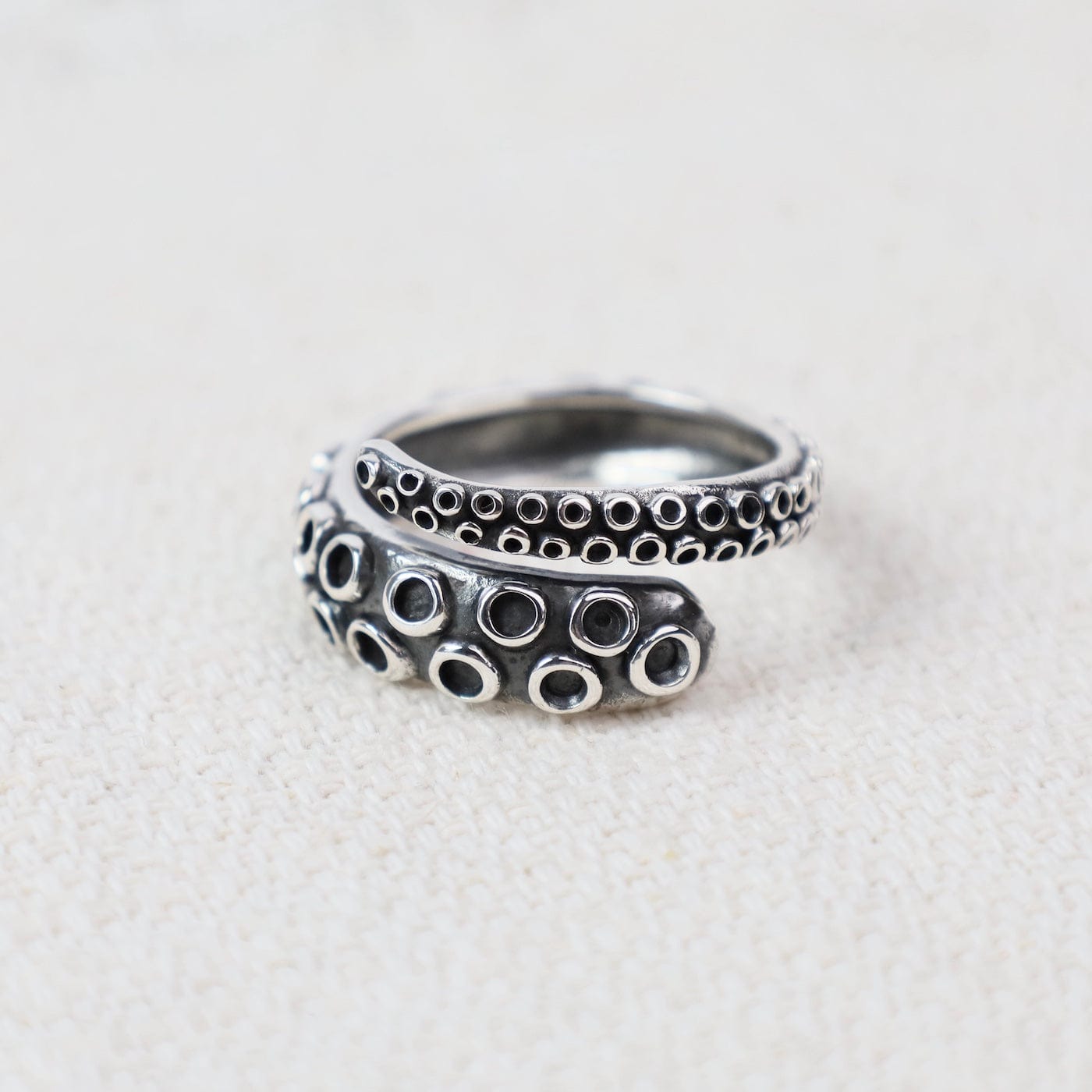 Sterling Silver Octopus Tentacle Ring Sterling Silver Octopus Tentacle Ring