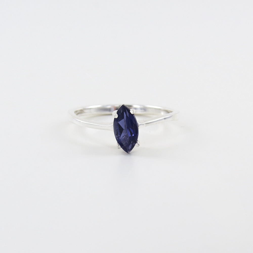 
                      
                        RNG Sterling Silver Ring with Single Marquise Iolite
                      
                    