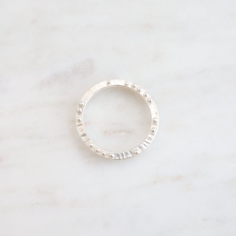 RNG Sterling Silver Scattered Dot Ring