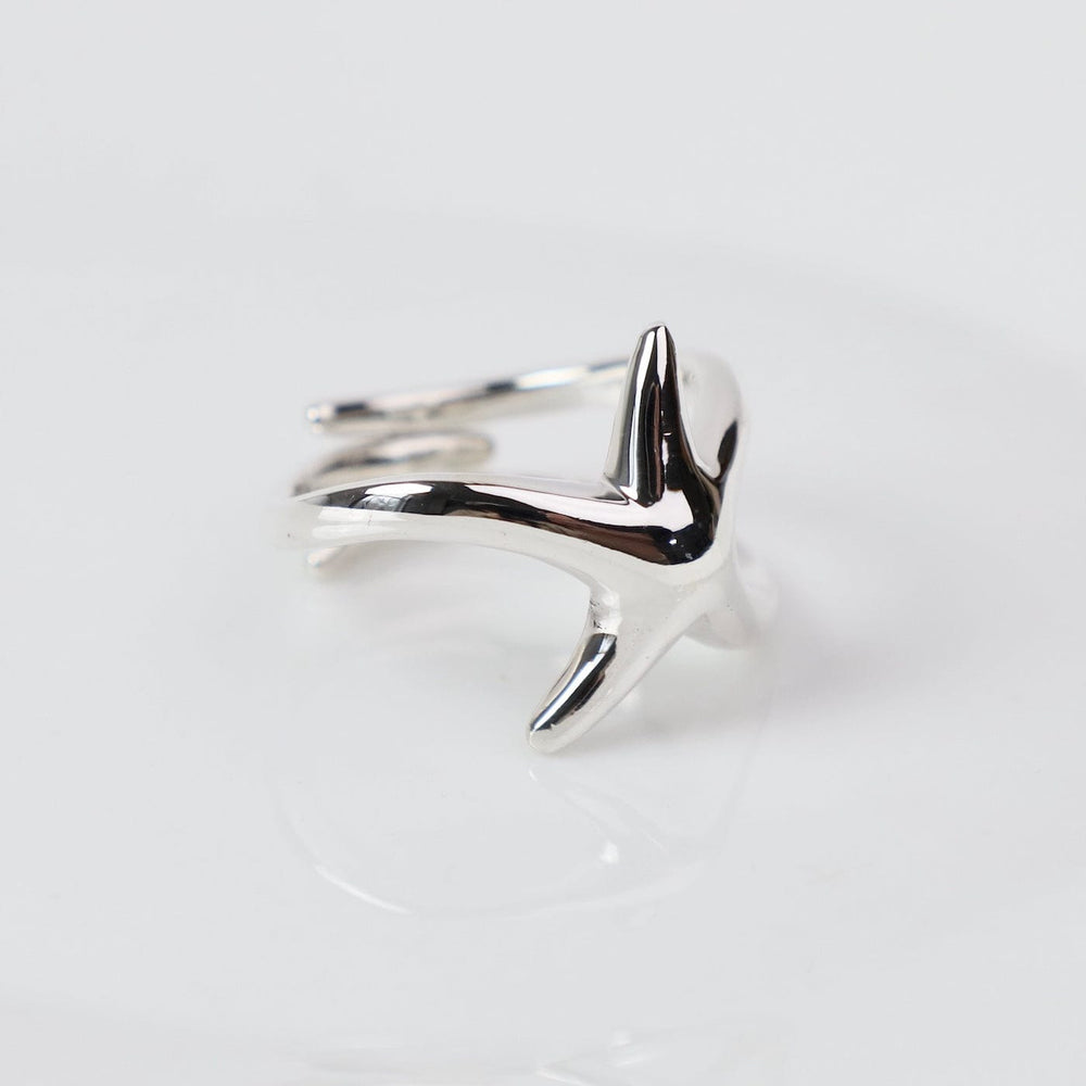 
                  
                    RNG Sterling Silver Starfish Adjustable Ring
                  
                