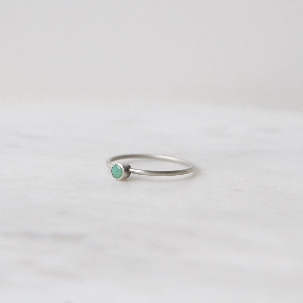 
                      
                        RNG Tiny Faceted Single Chrysoprase in Sterling Silver
                      
                    