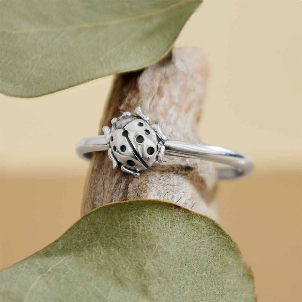 RNG Tiny Ladybug Ring