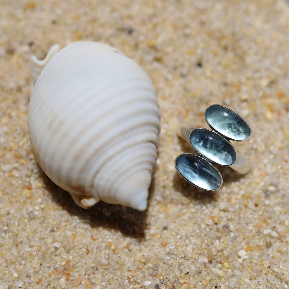 
                  
                    RNG Triple Apatite Glowing Oval Cabochon Ring
                  
                