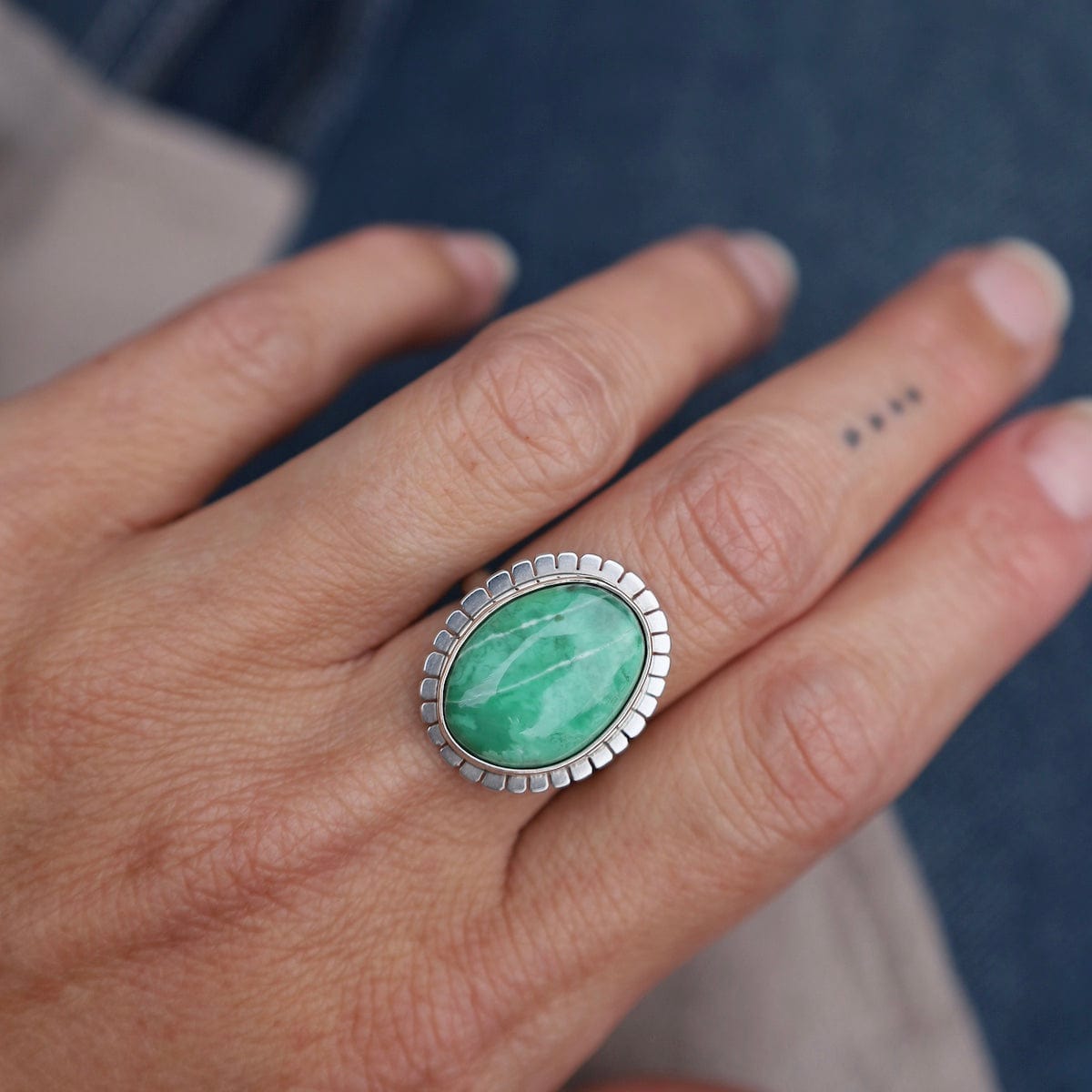 新しい到着 Utah Variscite Ring – Dandelion Jewelry アクセサリー