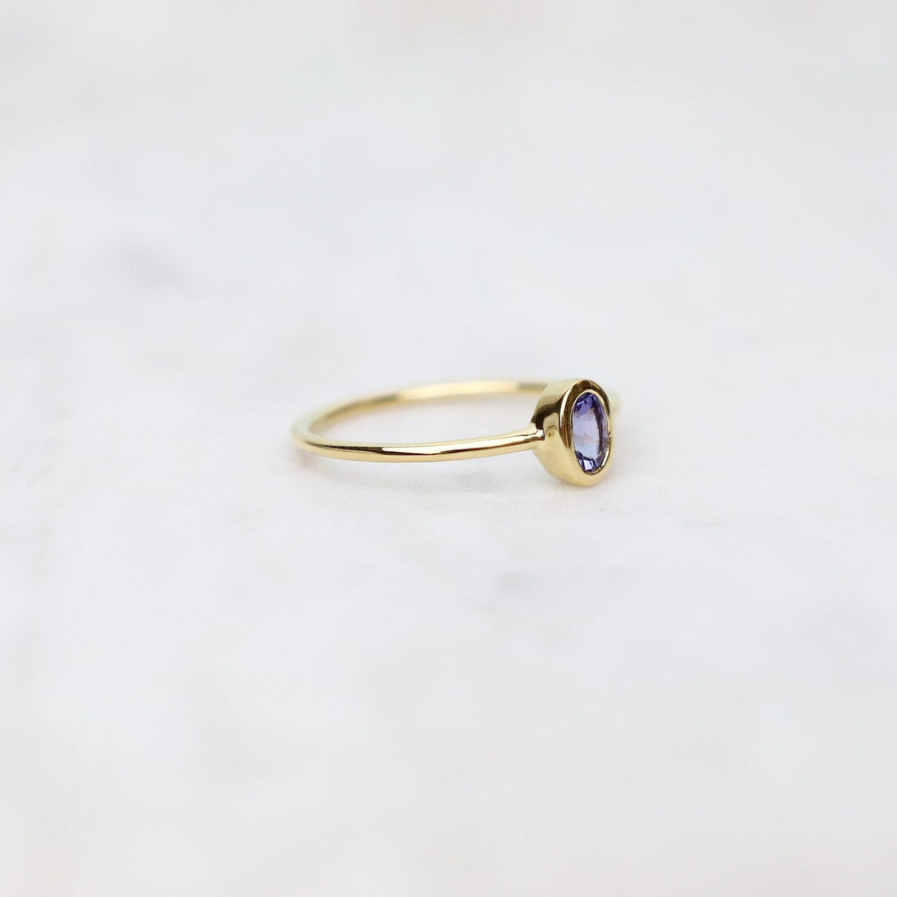 
                  
                    RNG-VERM Gold Vermeil Oval Bezel Set Tanzanite Ring
                  
                