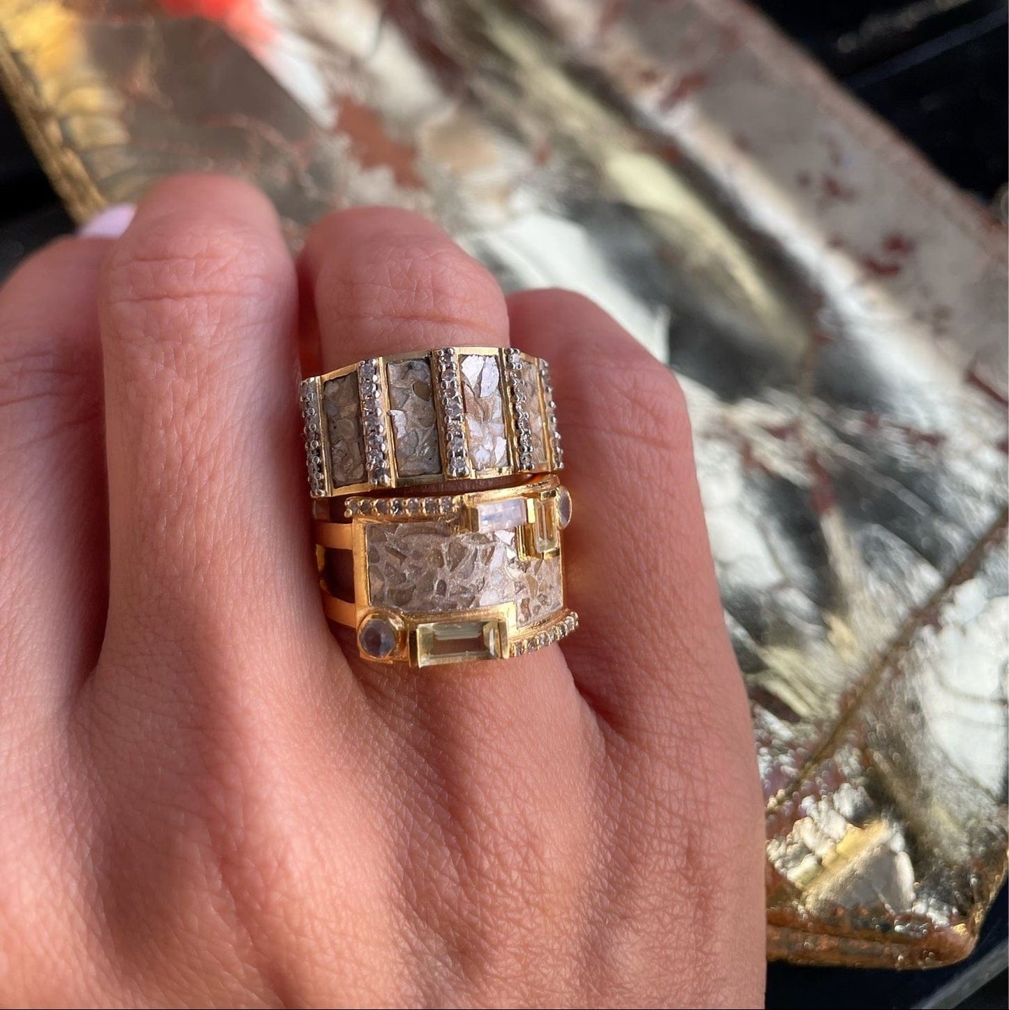 RNG-VRM Agbara Gold Vermeil Ring