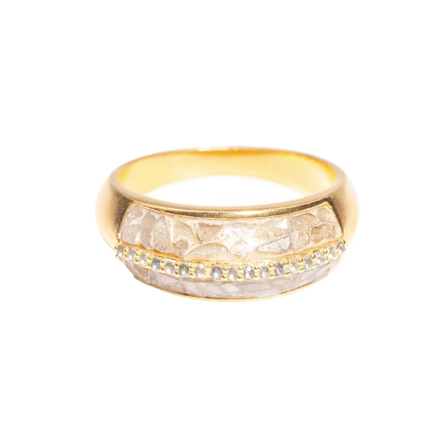 RNG-VRM Geluk Gold Vermeil Ring
