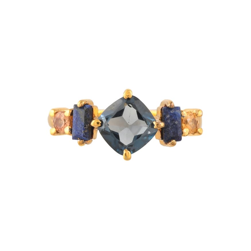 RNG-VRM Sapphire Mix Vermeil Ring