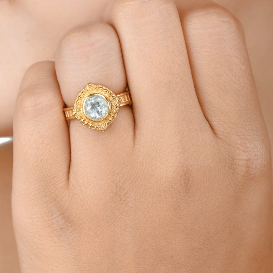 
                  
                    RNG-VRM White Topaz Vermeil Ring
                  
                