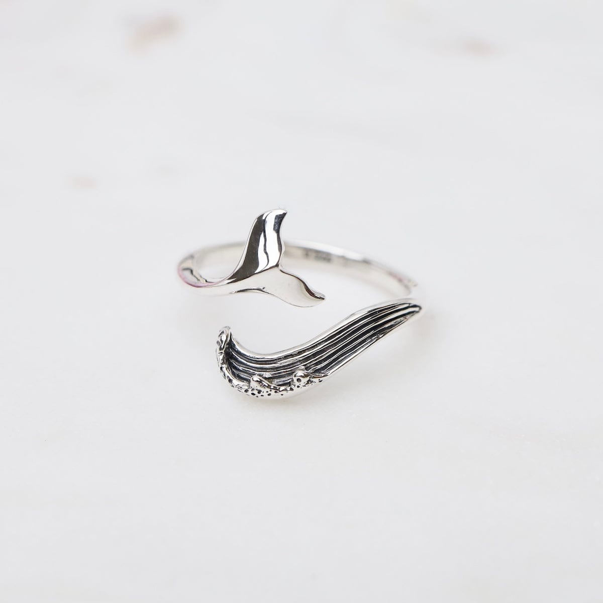 RNG Wave and Whale Tail Adjustable Ring