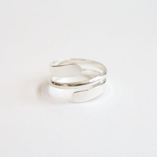 RNG Wrapped Coil Ring - Sterling Silver