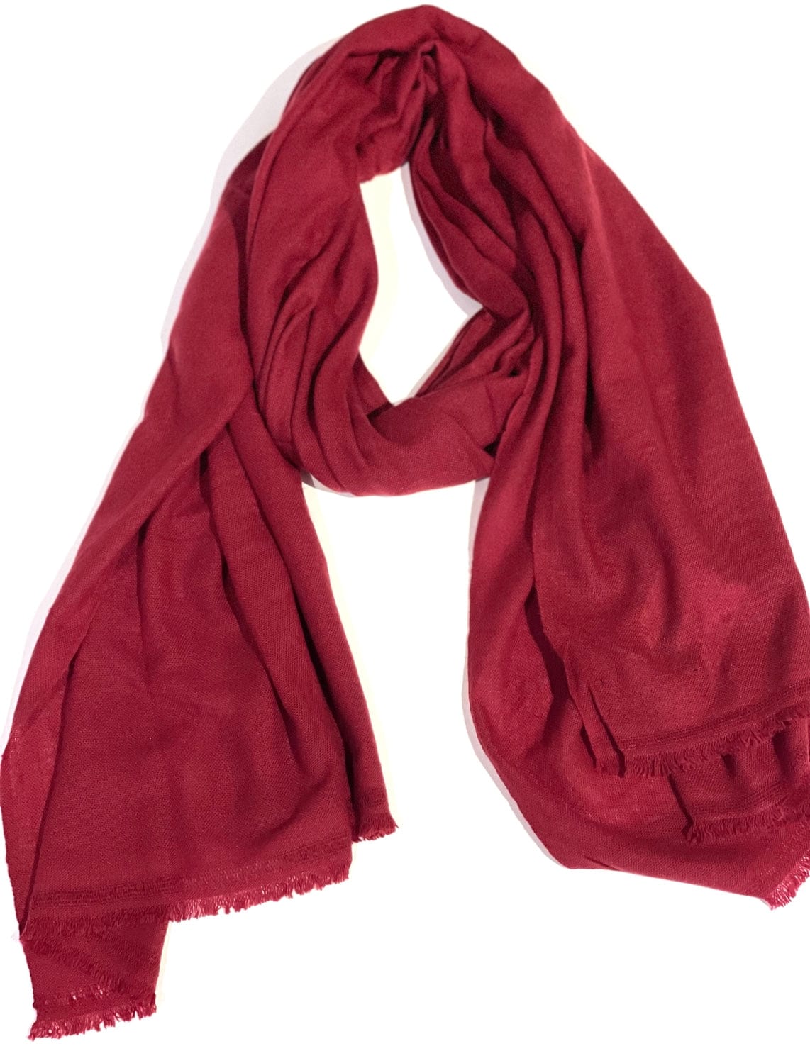 SCRF 28x80 Cashmere Wrap - Burgundy