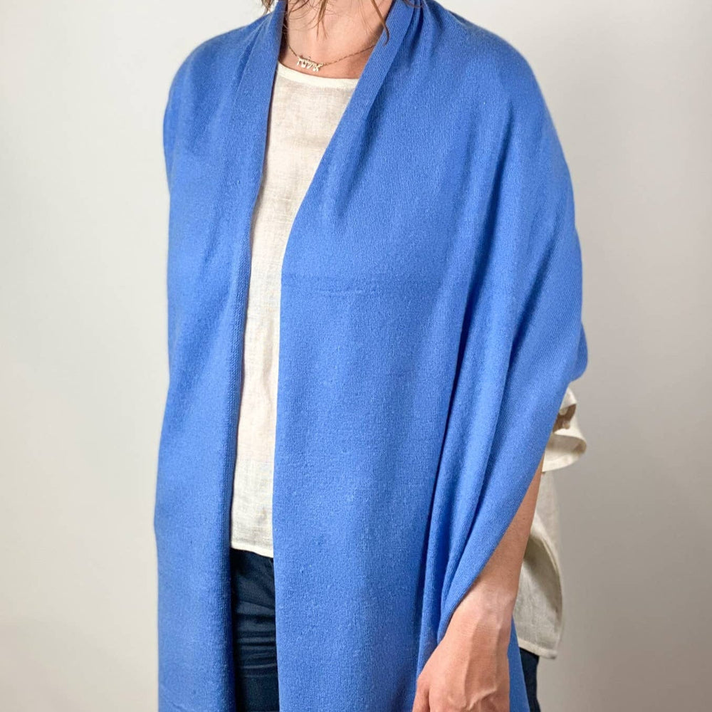 SCRF 28x80 Cashmere Wrap - Periwinkle