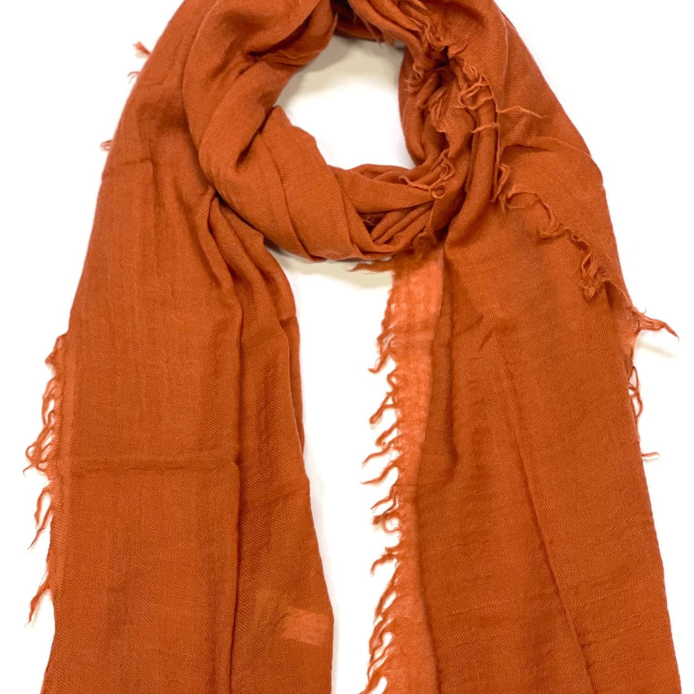 SCRF Bjorn Wool Scarf/Wrap - Orange