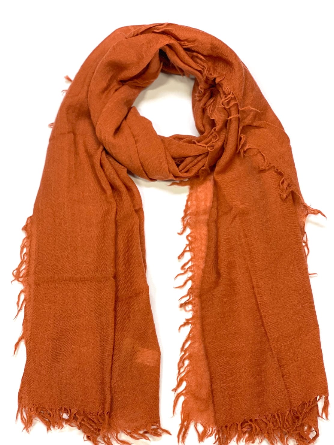 SCRF Bjorn Wool Scarf/Wrap - Orange