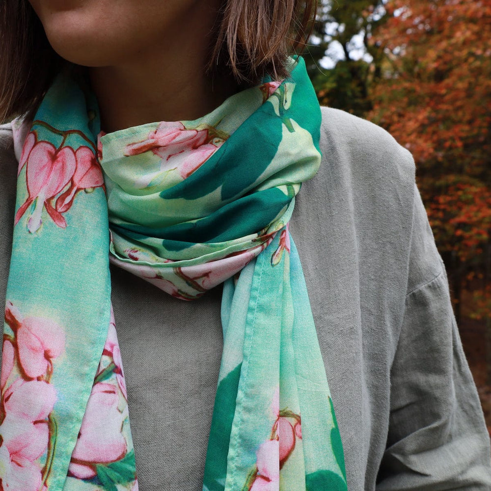 SCRF Bleeding Hearts Cotton Scarf