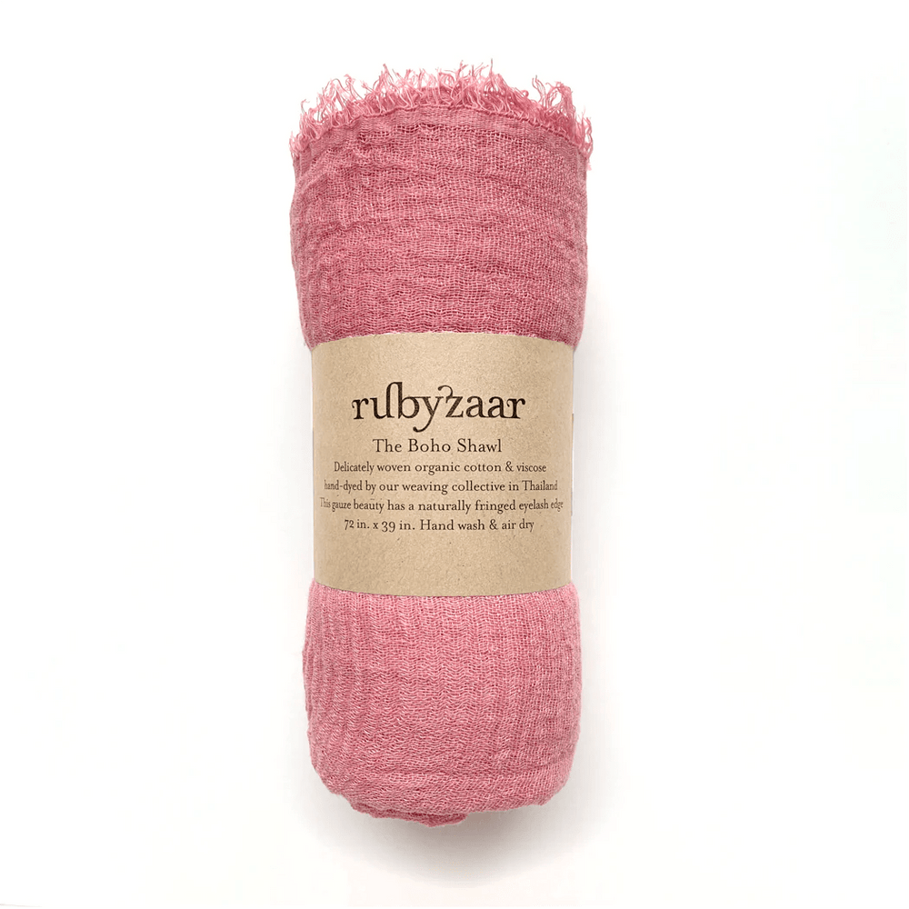 SCRF Boho Shawl Light Pink