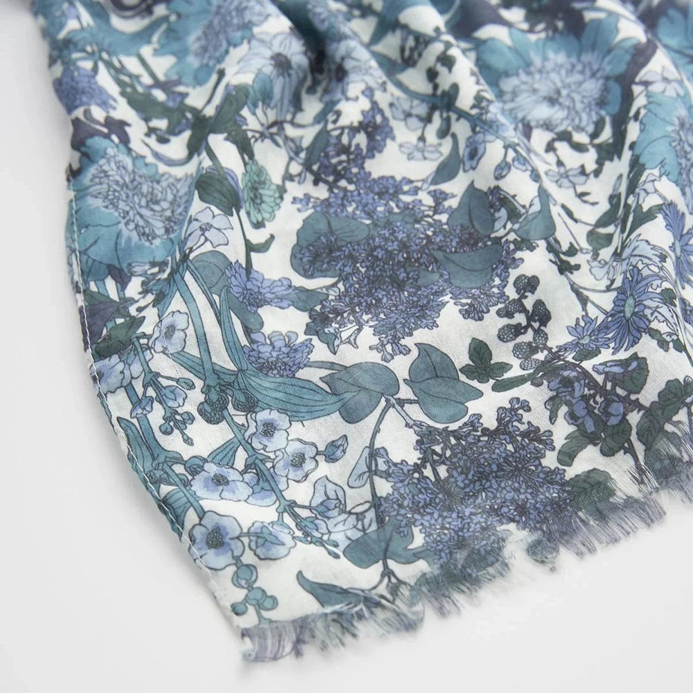 
                      
                        SCRF Deco Bloom Blue Lightweight Scarf
                      
                    