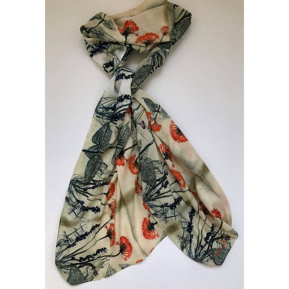 SCRF Fall Garden Cotton Scarf