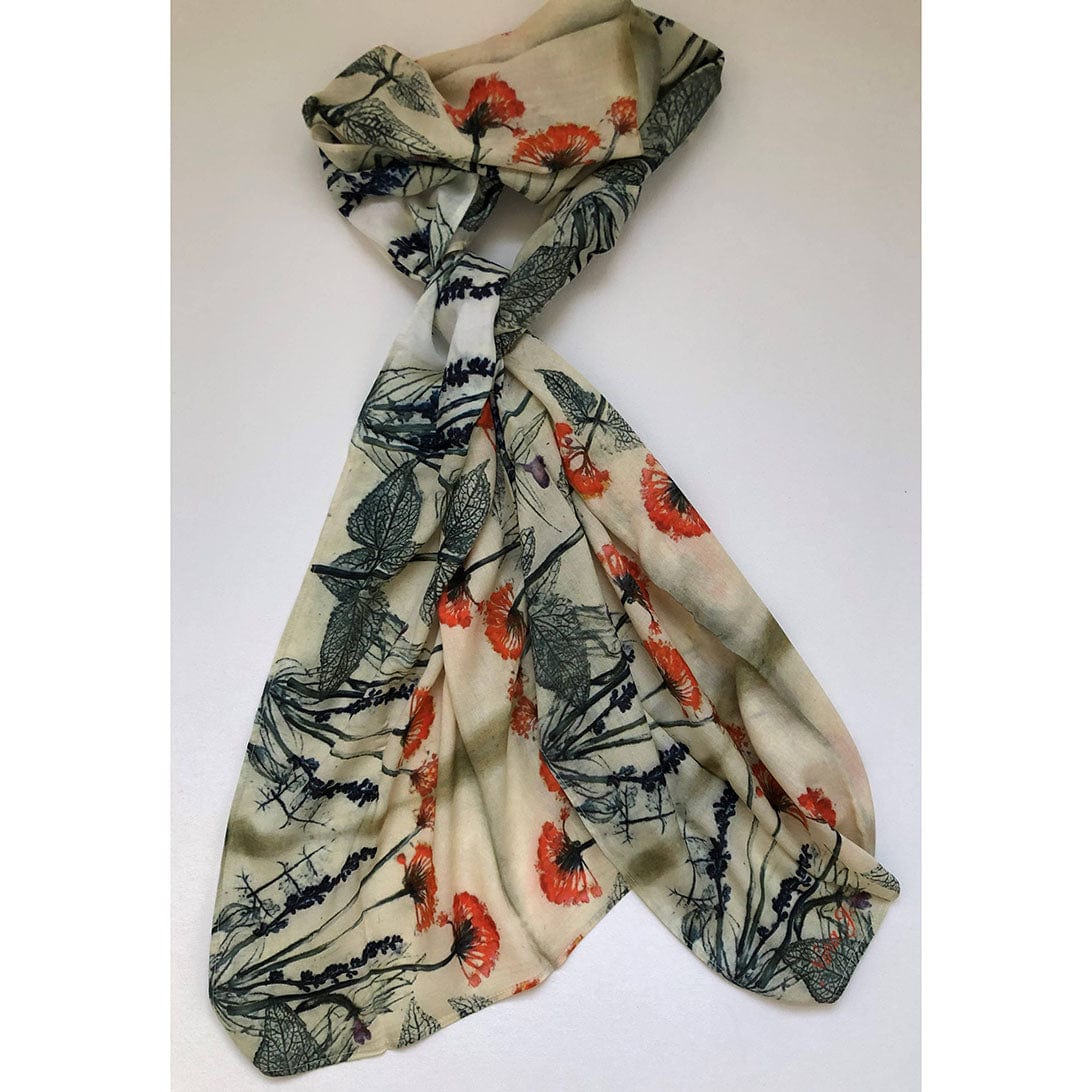 SCRF Fall Garden Cotton Scarf