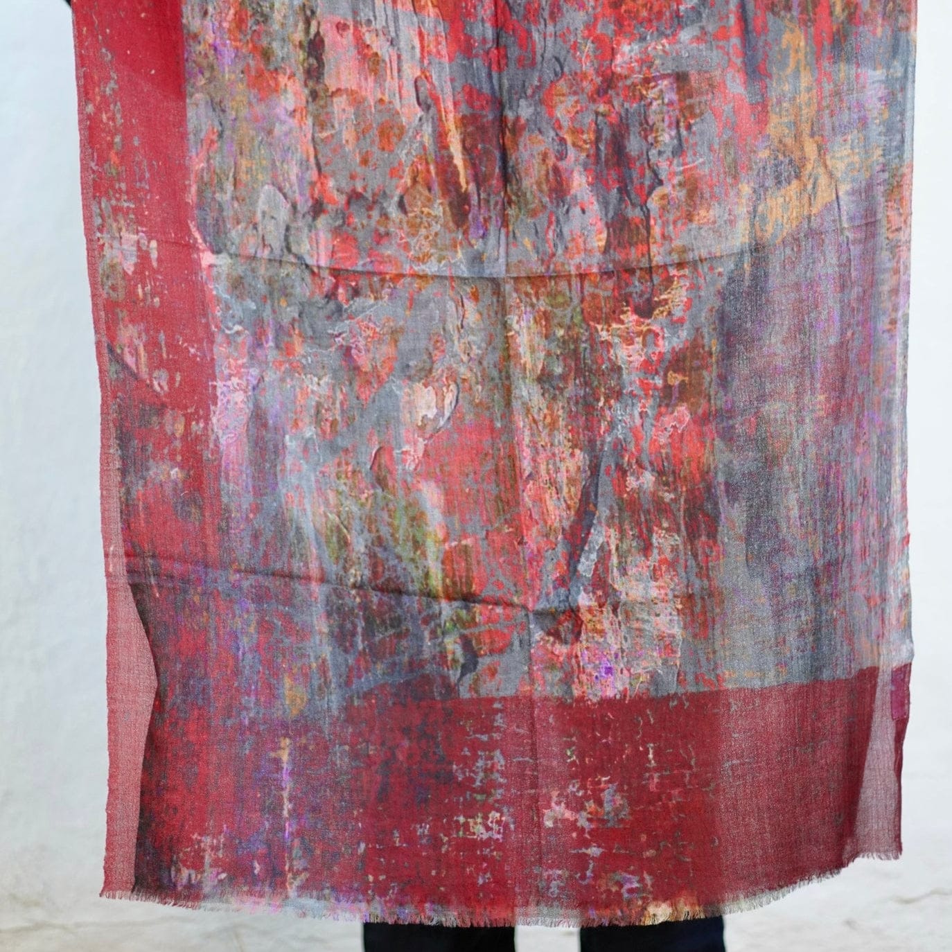 SCRF Featherweight Watercolor Burnished Scarf