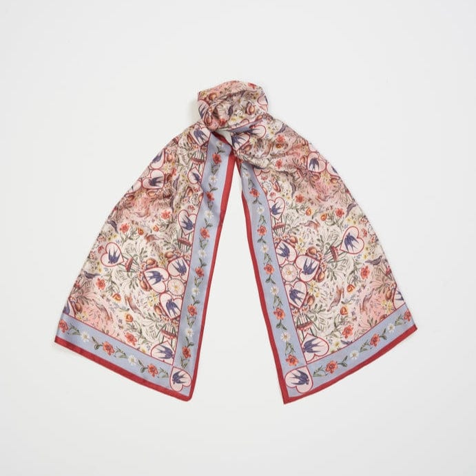 SCRF Folksy Fox Silky Scarf