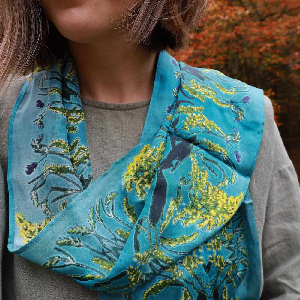 SCRF Golden Rod - Silk Scarf