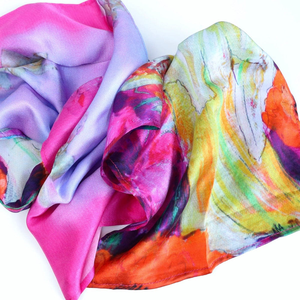 SCRF Happy Flower Spirits Silk Scarf