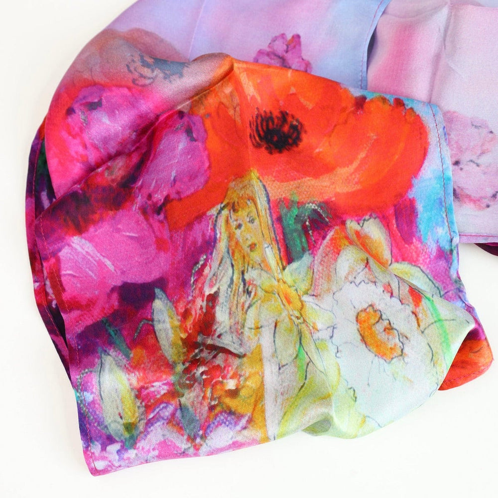 
                  
                    SCRF Happy Flower Spirits Silk Scarf
                  
                