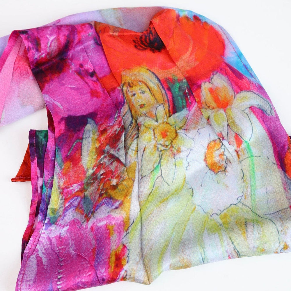 
                  
                    SCRF Happy Flower Spirits Silk Scarf
                  
                