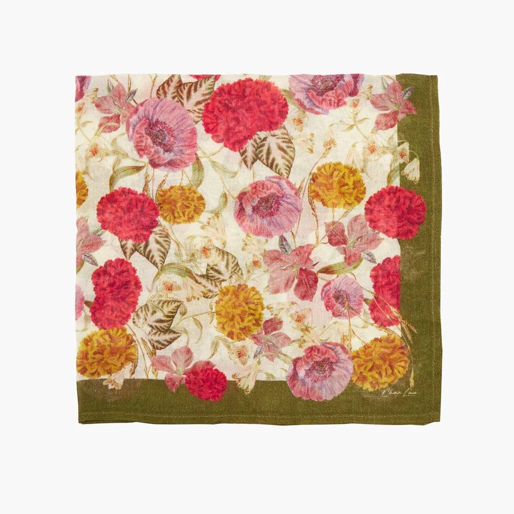 SCRF Marigold Overgrown Floral Bandana