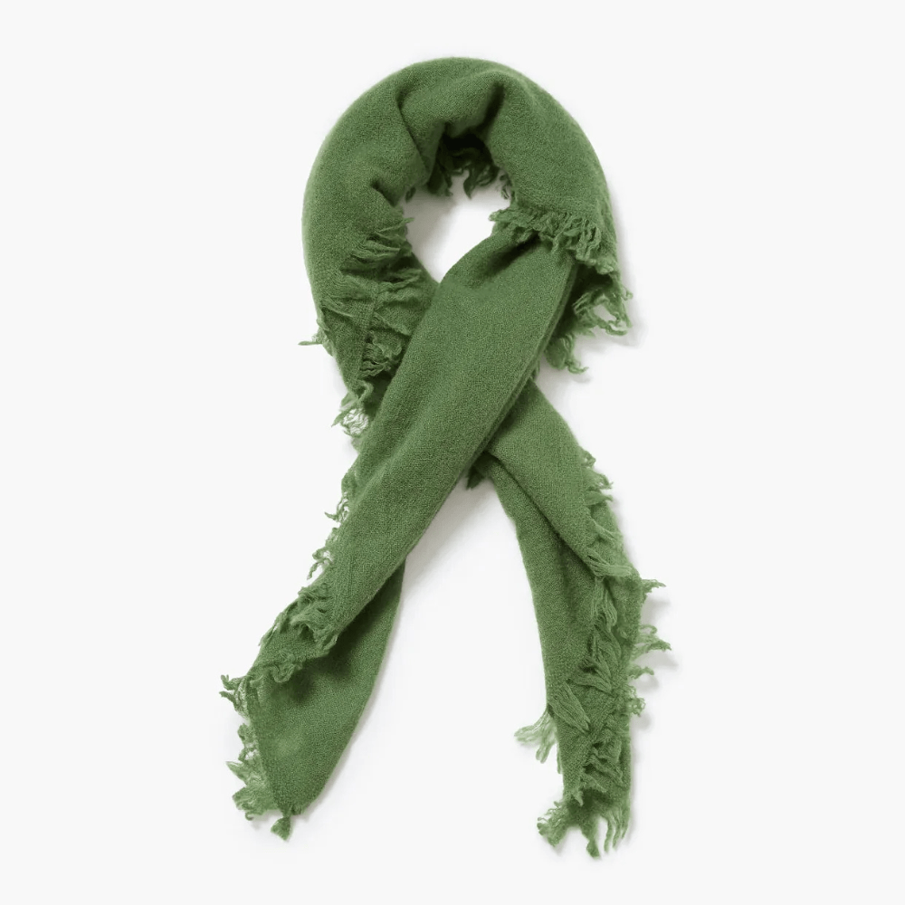 SCRF Micro Cashmere Scarf Green